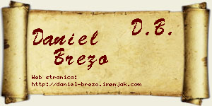 Daniel Brezo vizit kartica